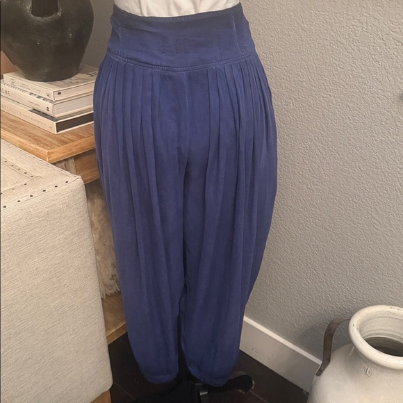 Anthropologie Hei Hei Blue Cropped Parachute Pants Size XS - Picture 6 of 8